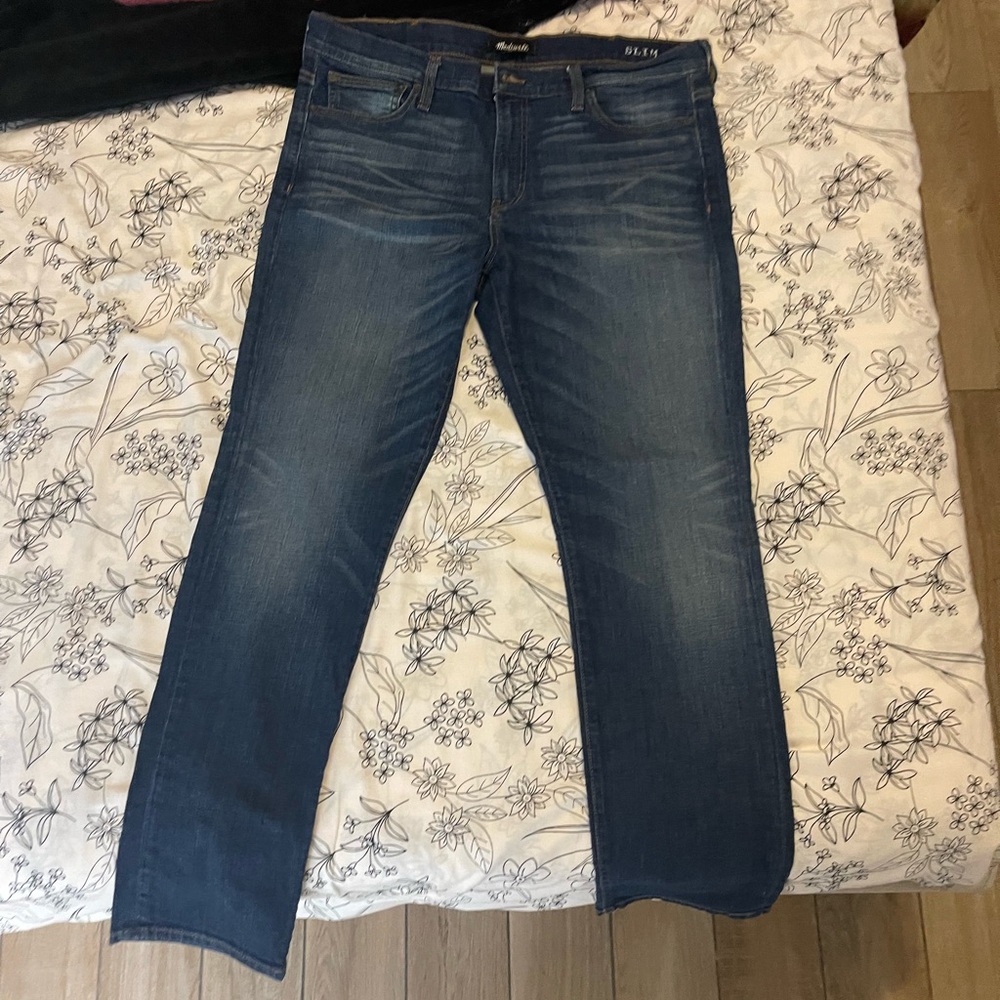 Madewell Men's Slim Fit Blue Jeans